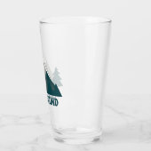 Gebirge sind mein Spielplatz Glas (Links)