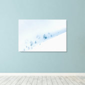 Gebirge: Sonne und Wolken, gefroren Leinwanddruck (Insitu (Holzboden))