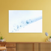 Gebirge: Sonne und Wolken, gefroren Leinwanddruck (Insitu (Wohnzimmer))