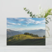 Gebirge | Spitzingsee, Schweizer Alpen Dankeskarte (Stehend Vorderseite)