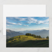 Gebirge | Spitzingsee, Schweizer Alpen Dankeskarte (Vorne/Hinten)