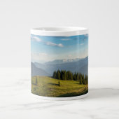 Gebirge | Spitzingsee, Schweizer Alpen Jumbo-Tasse (Vorderseite)