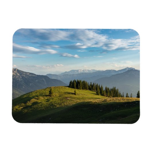 Gebirge | Spitzingsee, Schweizer Alpen Magnet (Horizontal)