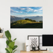 Gebirge | Spitzingsee, Schweizer Alpen Poster (Heimbüro)