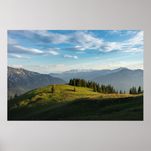 Gebirge   Spitzingsee, Schweizer Alpen Poster
