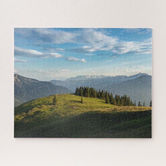 Gebirge | Spitzingsee, Schweizer Alpen Puzzle (Horizontal)