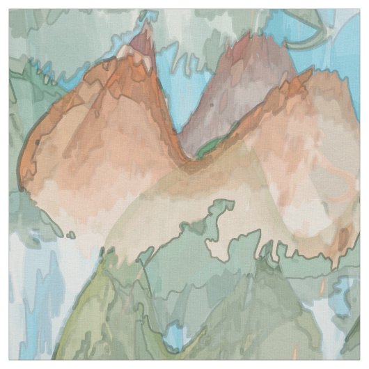 Gebirge Stoff (Muster)