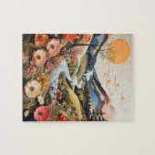 Gebirge, Stream und Wildblumen Puzzle (Horizontal)