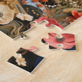 Gebirge, Stream und Wildblumen Puzzle (Seite)