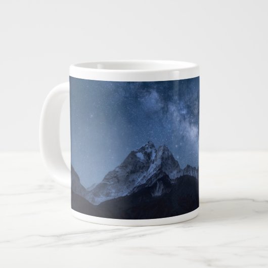Gebirge | Thamserku-Berg, Nepal Jumbo-Tasse (Vorderseite Links)