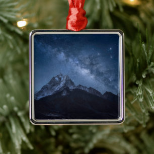 Gebirge   Thamserku-Berg, Nepal Ornament Aus Metall