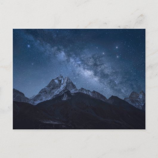 Gebirge | Thamserku-Berg, Nepal Postkarte (Vorderseite)