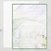Gebirge und Blume (Vorne/Hinten)