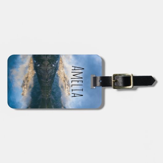 Gebirge und Landschaftliches Foto Gepäckanhänger (Vorderseite horizontal)