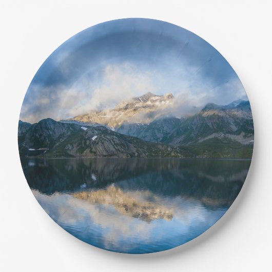 Gebirge und Landschaftliches Foto Pappteller (Vorderseite)