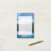 Gebirge und Landschaftliches Foto Post-it Klebezettel (Auf Schreibtisch)