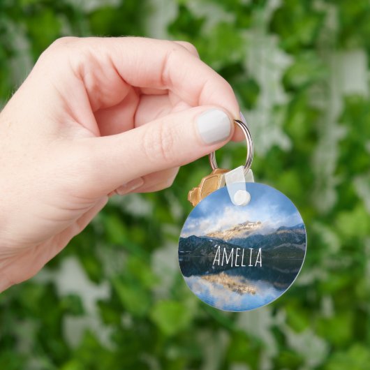 Gebirge und Landschaftliches Foto Schlüsselanhänger (Hand)
