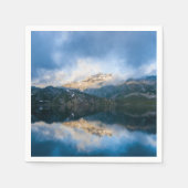 Gebirge und Landschaftliches Foto Serviette (Vorderseite)