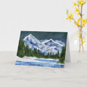 Gebirge und Stream Karte (Gelbe Blume)