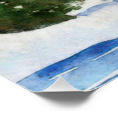 Gebirge und Stream Poster (Ecke)