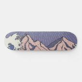 Gebirge und Wellen Skateboard (Horizontal)