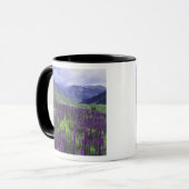 Gebirge und Wildblumen auf Almwiesen, 2 Tasse (Vorderseite Links)
