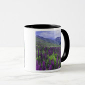 Gebirge und Wildblumen auf Almwiesen, 2 Tasse (VorderseiteRechts)
