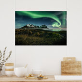 Gebirge | Vestrahorn Mountain, Island Poster (Küche)