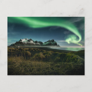 Gebirge   Vestrahorn Mountain, Island Postkarte