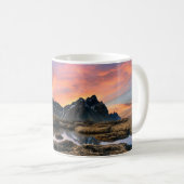 Gebirge | Vesturhorn Mountain Island Kaffeetasse (VorderseiteRechts)