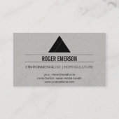 Gebirge Visitenkarte (Rückseite)