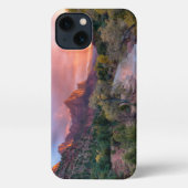 Gebirge | Watchman Zion Nathional Park Utah iPhone Hülle (Rückseite)