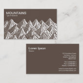 Gebirge - weiß und braun 5e4e44 visitenkarte (Vorne/Hinten)