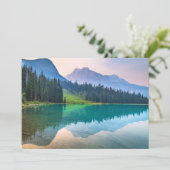 Gebirge | Yoho National Park, British Columbia Dankeskarte (Stehend Vorderseite)