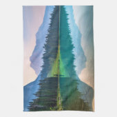 Gebirge | Yoho National Park, British Columbia Geschirrtuch (Vertikal)