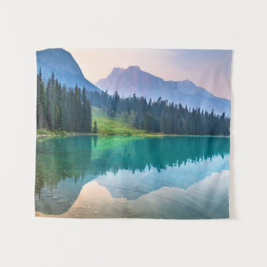 Gebirge | Yoho National Park, British Columbia Wandteppich (Vorderseite (Horizontal))