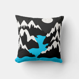 Gebirgige Gebirgszüge Flussmündung Kissen