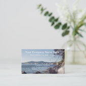 Gebirgs-und Wasserfall-berufliche Geschäfts-Karte Visitenkarte (Stehend Vorderseite)
