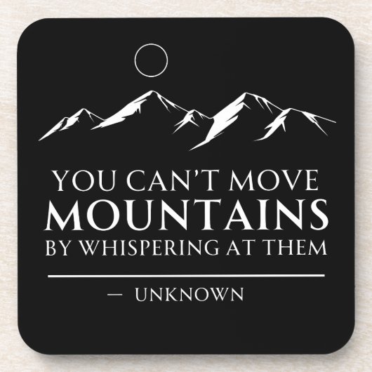 Gebirgsangebot verschieben getränkeuntersetzer (Vorderseite)