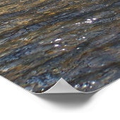 Gebirgsbach Poster (Ecke)