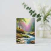 Gebirgsbach Visitenkarte (Stehend Vorderseite)