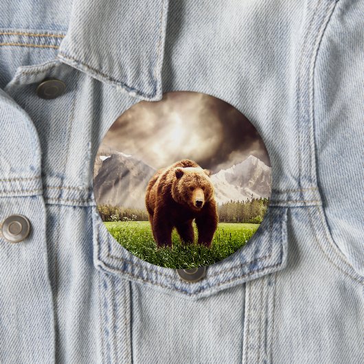 Gebirgsbär Button (Beispiel)