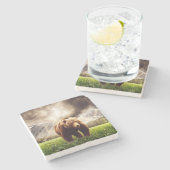 Gebirgsbär Steinuntersetzer (Seitenansicht)