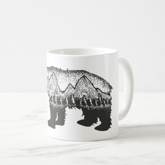 Gebirgsbärn-Tasse Kaffeetasse (VorderseiteRechts)