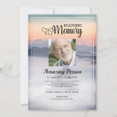 Gebirgsbeerdigung Dienstorden Einladung (Vorderseite)