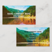 Gebirgsbenutzerspezifische Visitenkarte im Not lei (Vorne/Hinten)