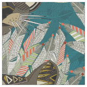 Gebirgsblau Stoff (Nahaufnahme)