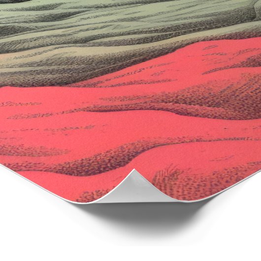 Gebirgsdämmerung Poster (Ecke)