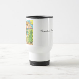 Gebirgsdivas verbessert es! Kaffee-Tasse Reisebecher