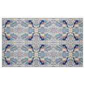 Gebirgsdrossel im Stechpalmen-Beeren-Gewebe Stoff (Fat Quarter (45,7 x 55,9 cm))